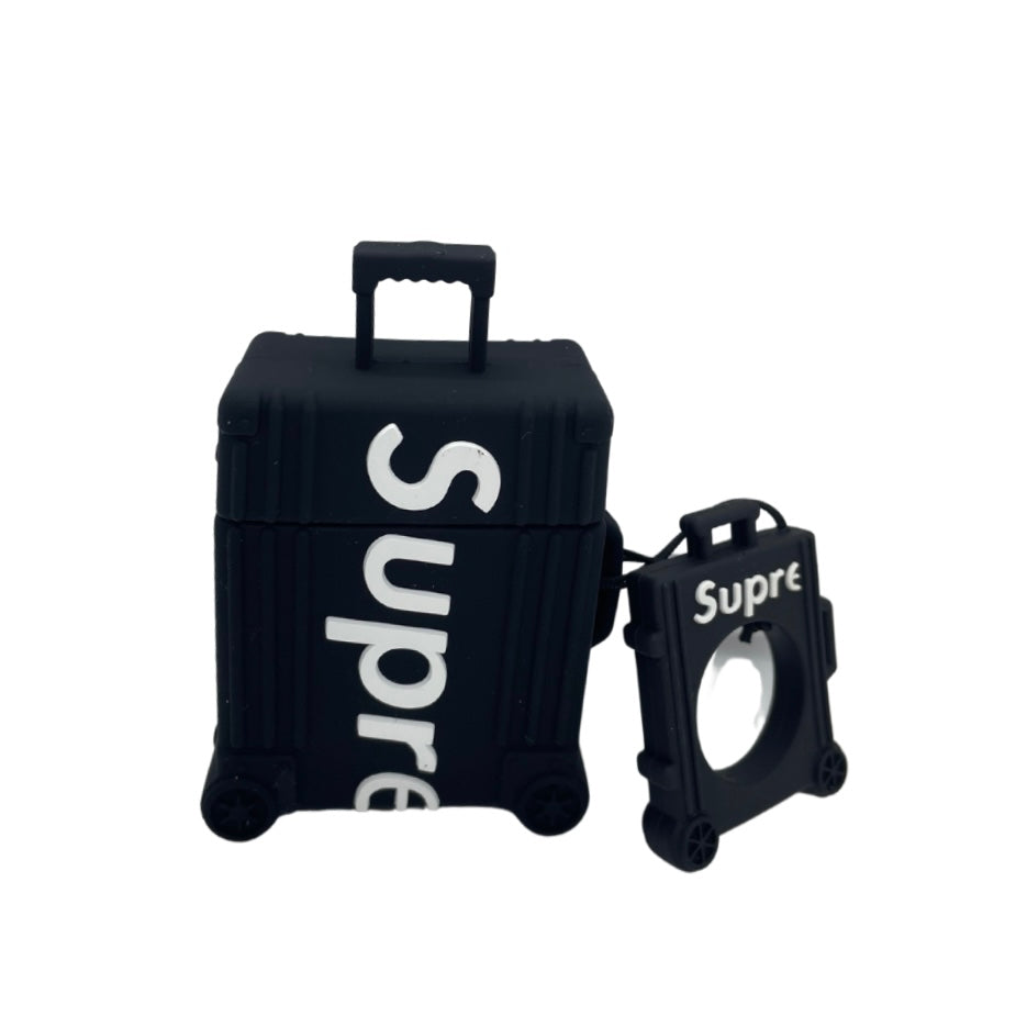 Lederen Løft dig op Oxide Supreme Suitcase AirPods Case – The Pod Home