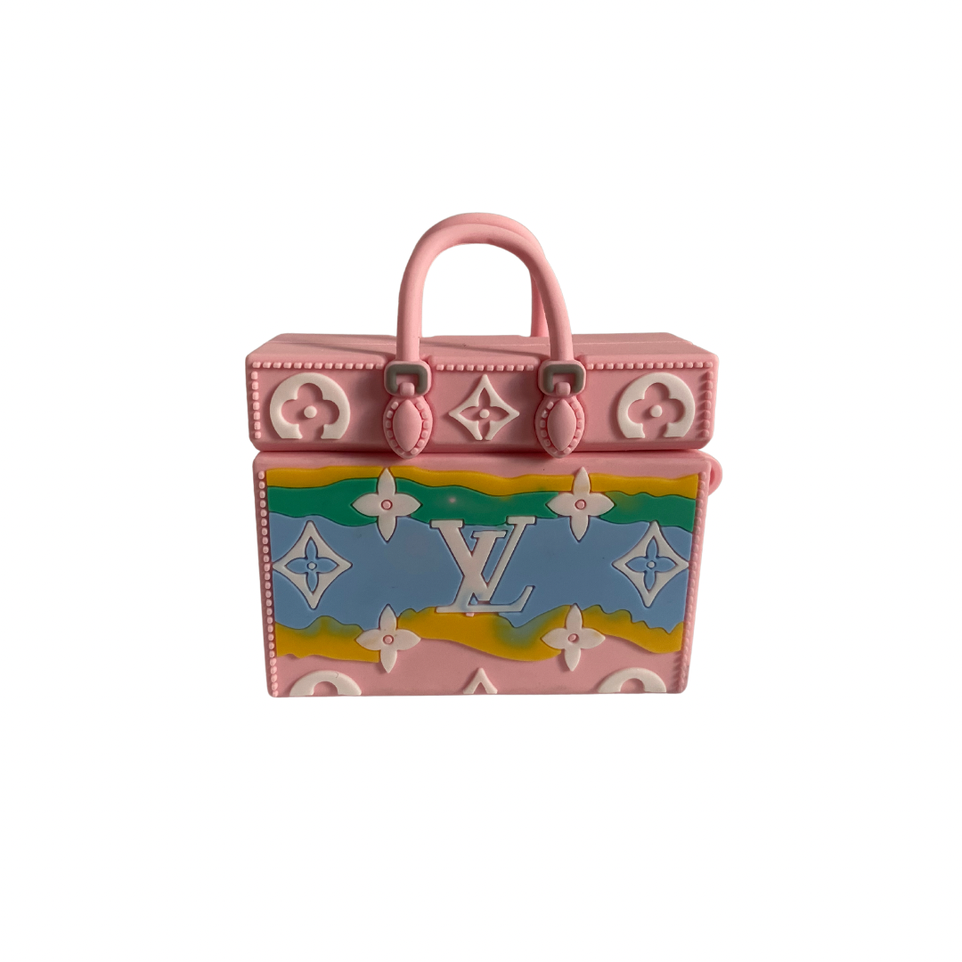 LV Pink Airpods Case