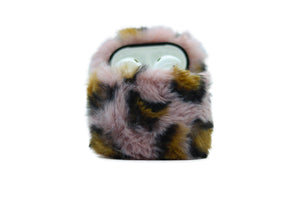 Furry Leopard AirPods Case