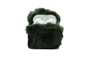 Furry Leopard AirPods Case