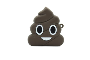 Cute Poop Emoji AirPods Case