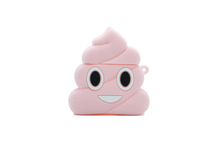 Cute Poop Emoji AirPods Case