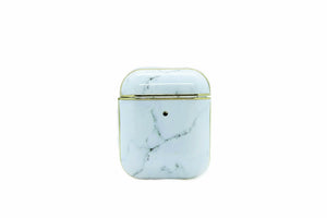 Gold Rimmed Marble AirPods Case